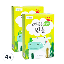 해맑은번영 바다모음 2번씻은 찐톳 70g, 4개