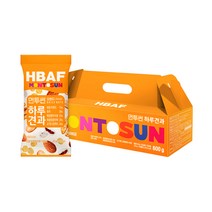 HBAF 먼투썬 하루견과 오렌지, 600g, 1세트
