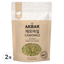 아크바 캐모마일 허브티 잎차, 50g, 2개, 2개