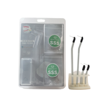 브러쉬포유 리필치간칫솔 원뿔3s 0.7mm 200p+거치대, 1개