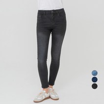 캐럿 여성용 스판 스키니진