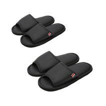 스위트홈 점보레자 거실화 2종세트, grey