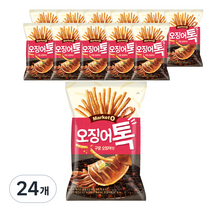 오리온 마켓오 오징어톡, 80g, 24개