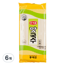 풍국면 맛국수 소면, 1000g, 6개