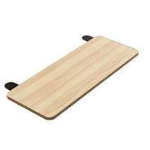 핫데이썸 책상 연장 키보드 트레이 거치대 M 52 x 25 cm, 호두, 1개