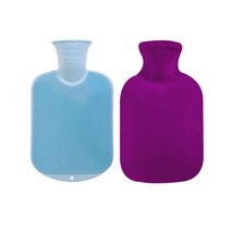 파쉬 단면빗살무늬 물주머니 0.8L + 폴리커버, 보라, 800ml