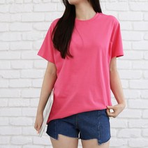 디아미뇽 여성용 린느 베이직 라운드 티셔츠