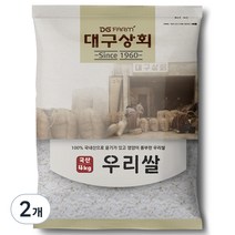 대구상회 2023년산 햅쌀 백미, 4kg, 2개