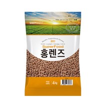 대구농산 건강한 밥상 레드렌틸콩, 4kg, 1개