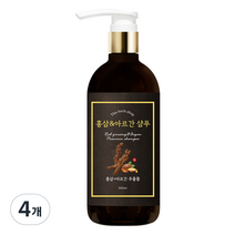 더허브샵 홍삼 아르간 한방샴푸, 500ml, 4개
