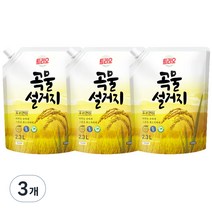 트리오 곡물설거지 우리현미 주방세제, 2.3L, 3개