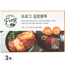 프로그 5포기용 김장봉투 소형 10p, 소형(약5포기), 3개