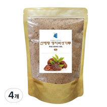 산해랑 영지버섯 분말, 4개, 180g