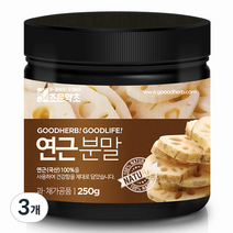 조은약초 연근가루, 250g, 3개
