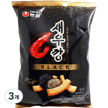 농심 새우깡 블랙, 125g, 3개
