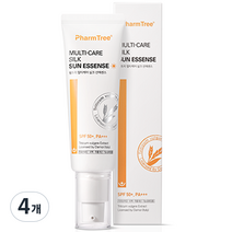 팜트리 멀티케어 실크 선 에센스 SPF 50+ PA+++, 50ml, 4개