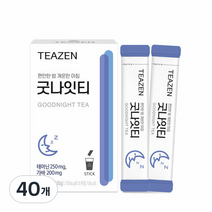 티젠 굿나잇티 허브티, 3g, 40개