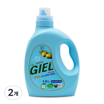세제혁명 지엘 플러스 액상세탁세제 본품, 1.8L, 2개