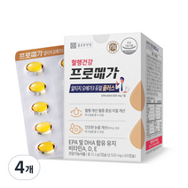 종근당건강 프로메가 알티지 오메가3 플러스, 60정, 4개
