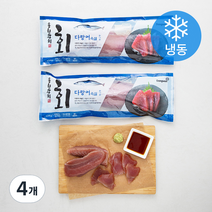 동원 참치회 다랑어 속살 (냉동), 250g, 4개