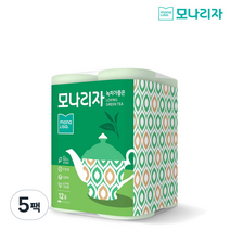 모나리자 녹차가 좋은 화장지 30m, 5팩, 12롤