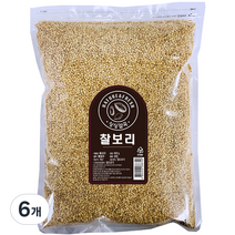 싱싱잡곡 찰보리쌀, 800g, 6개