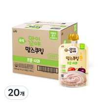 아이꼬야 유아용 맘스쿠킹 이유식 6개월부터, 20개, 프룬사과