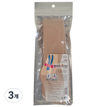 나사라 키네시올로지 허리 테이프 베이지, 8개입, 3개