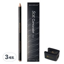 몬드로우 소이 펜슬 컨실러 2g + 샤프너 세트, MC501(컨실러), 블랙(샤프너), 3세트