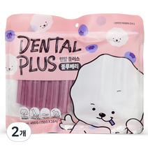 강아지 간식 덴탈플러스 덴탈껌 450g, 블루베리, 2개