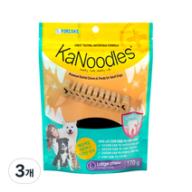 포켄스 강아지 카누들 잇몸플러스 지퍼백 L, 잇몸건강, 3개
