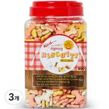 비스코티 애견비스켓, 과일, 3개