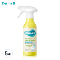 더마비 데오프레쉬 풋 샴푸 클린코튼향 400ml, 1개입, 5개
