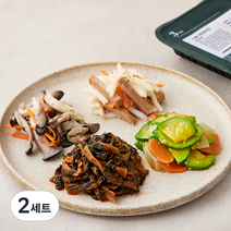 집반찬연구소 담백한 반찬 4종 감자햄볶음 80g + 애호박볶음 100g + 시래기된장지짐 90g + 느타리버섯볶음 90g, 2세트