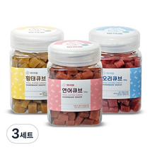 마이또 강아지 수제간식 180g 3종 세트, 9세트, 황태맛, 오리맛, 연어맛