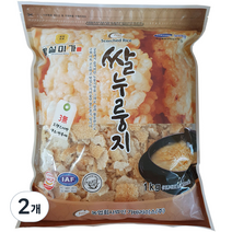 황실미가 쌀누룽지, 1kg, 2개