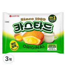 롯데 카스타드 오리지널, 230g, 3개