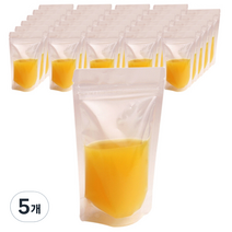 봄91 투명 안심조그 지퍼팩 중, 중(M), 30매입, 5개
