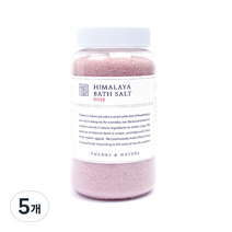 쌩스네이처 히말라야 바스솔트 로즈향, 1200g, 5개