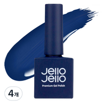 젤로젤로 프리미엄 젤 폴리쉬 10ml, JC-31 사파이어블루, 4개