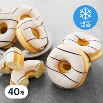 디앤비도너츠 화이트링 도넛 (냉동), 50g, 40개