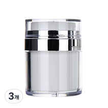 에어리스 백색 진공 크림 용기 30g, 3개
