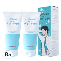매너릭 폼클렌징 앤 쉐이빙폼 올인원, 120ml, 8개
