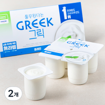 풀무원다논 그릭 플레인 요거트, 720g, 2개