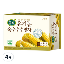 순작 유기농 옥수수 수염차 티백, 10g, 30개입, 4개