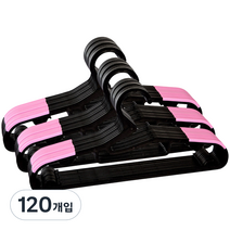 데코즈인 라운드 논슬립 옷걸이, 핑크, 120개입