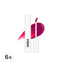 잉가 워터 글로우 립 틴트 4.5g, 위키드, 6개