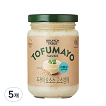 복음자리 고소한 참깨 두부마요네즈, 185g, 5개