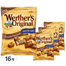 스톡 웨더스 오리지날 무설탕 초코맛 캔디, 60g, 16개