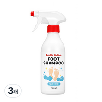 리르 버블버블 풋 샴푸, 380ml, 3개